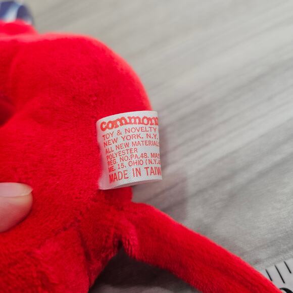 Commonwealth Red Dog Plush blood hound basset love valentines droopy vintage - Picture 8 of 9